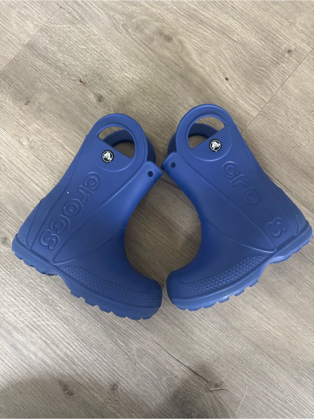 CROCS Kids Royal Blue Rain & Snow Clog Boots